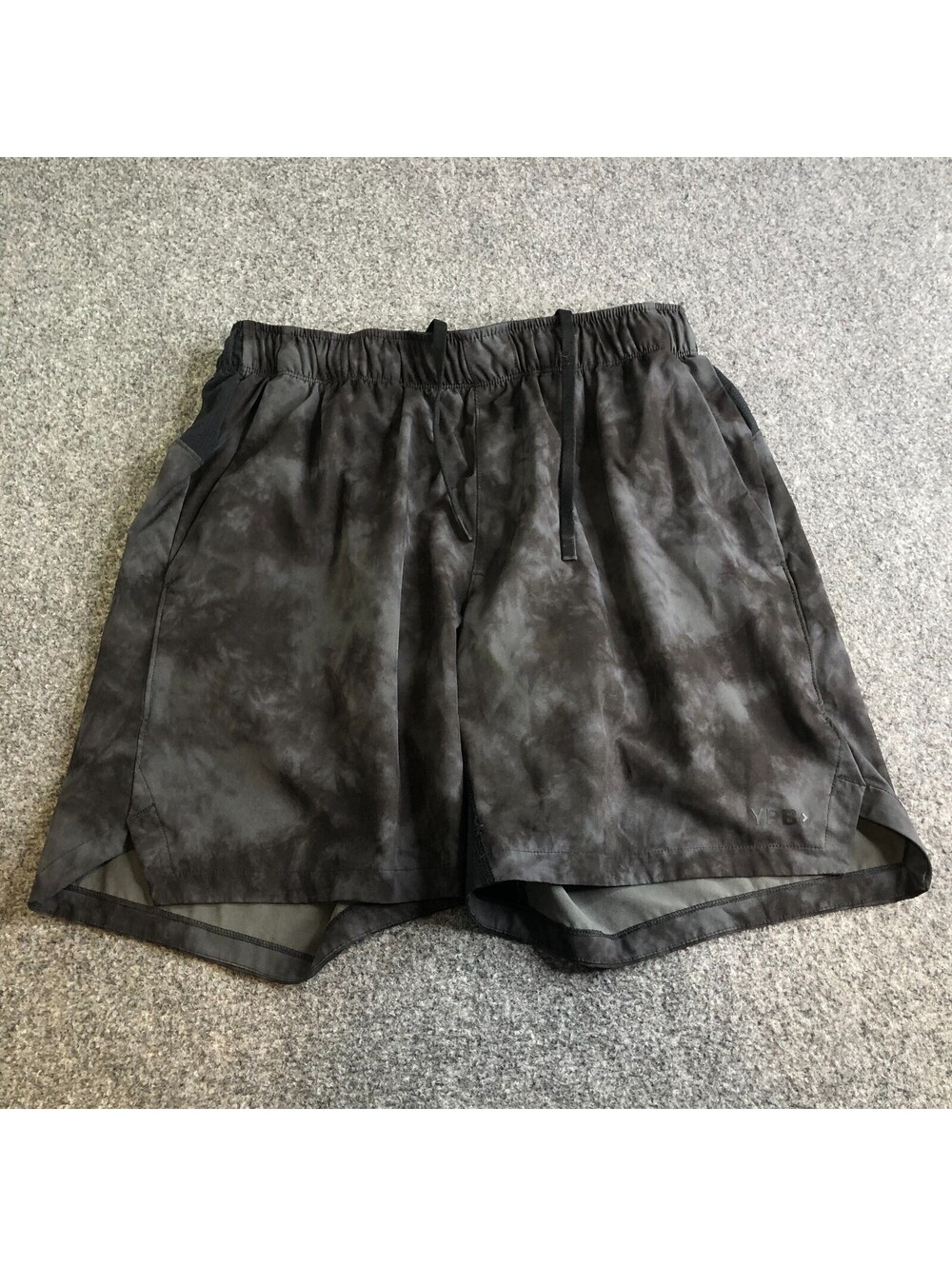 YPB Your Personal Best Shorts Mens Medium Black 7" Lined Lightweight Running Gym